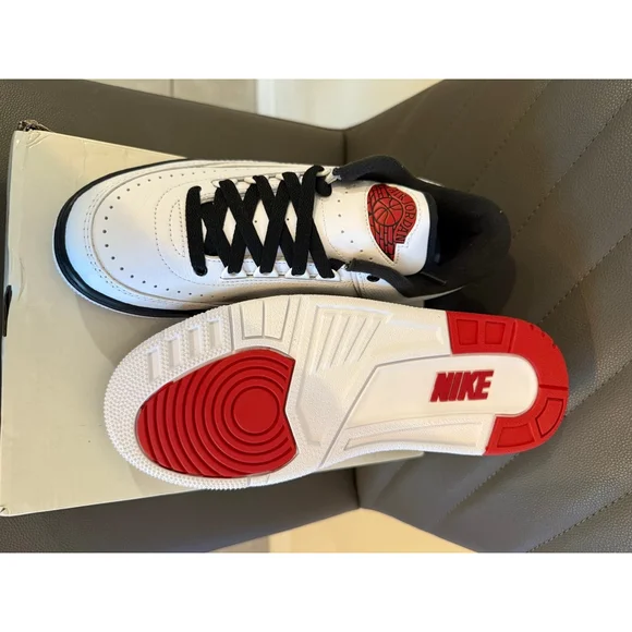 Men's Air Jordan 2/3 Sneakers Size 8 White Black Blue Red